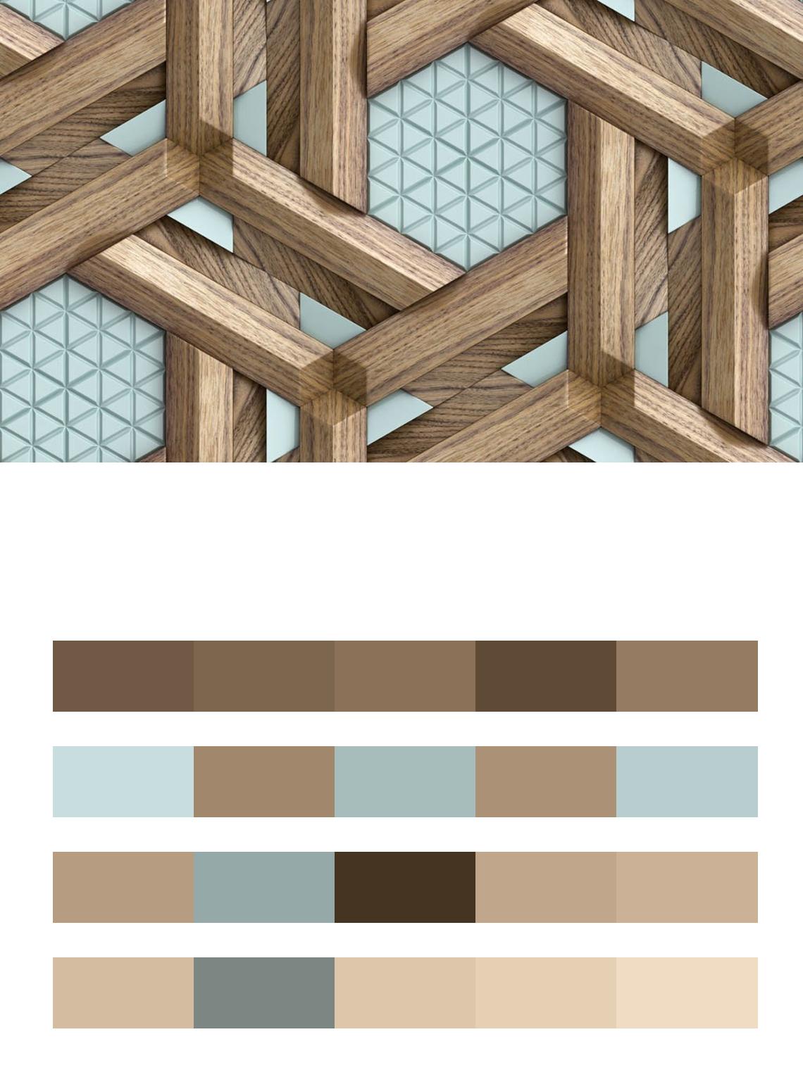3D деревянный узор цвета